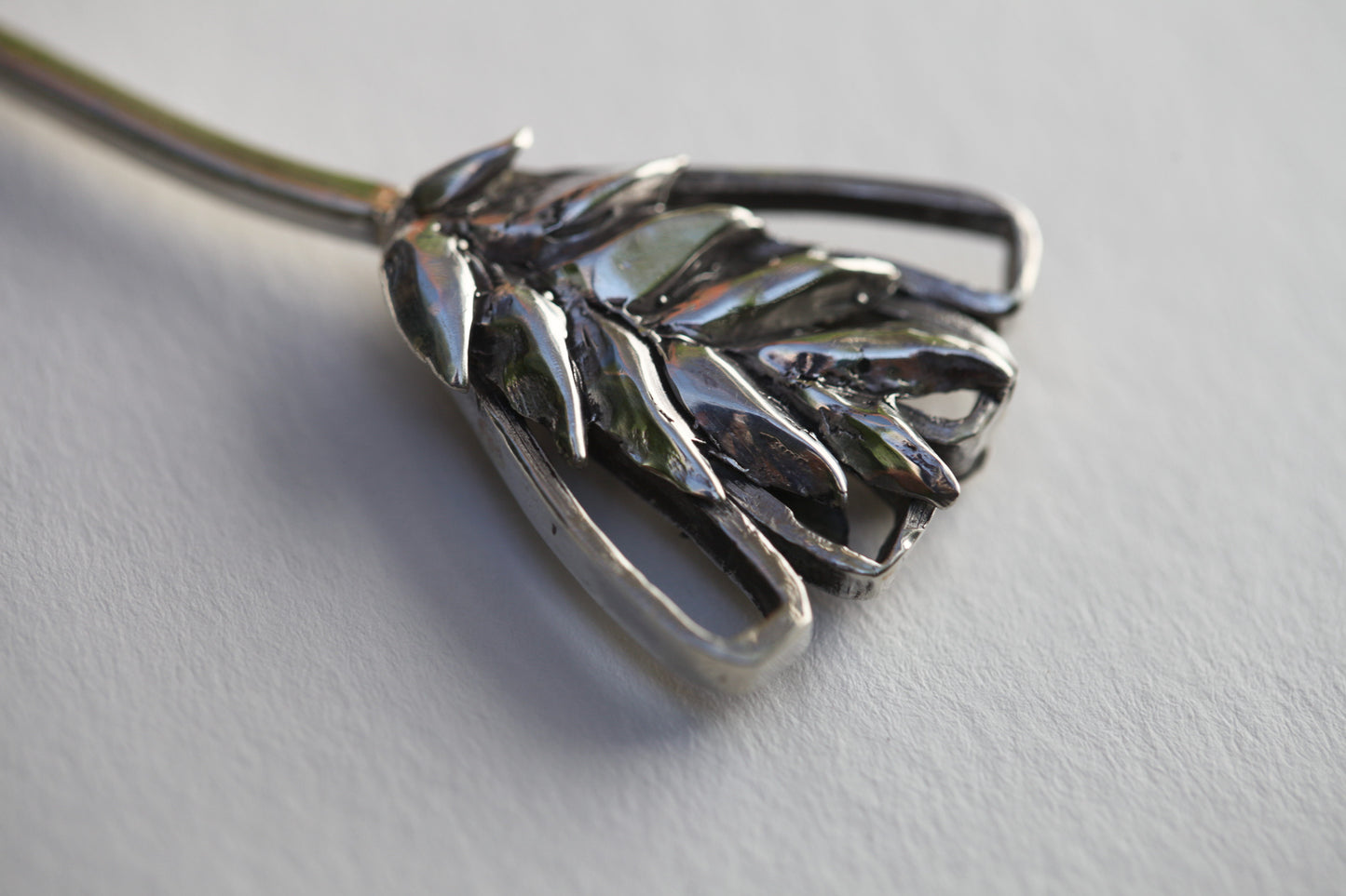 The Staff of Life Silver Wheat Pin