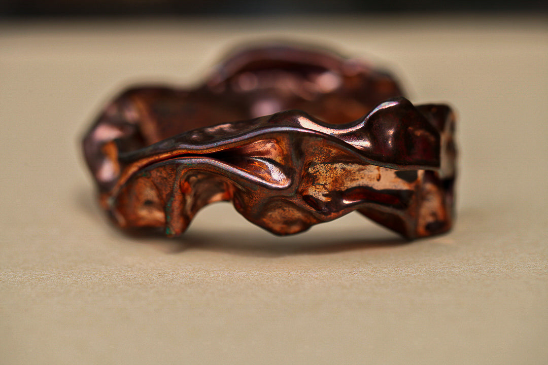 Copper Crunch Cuff