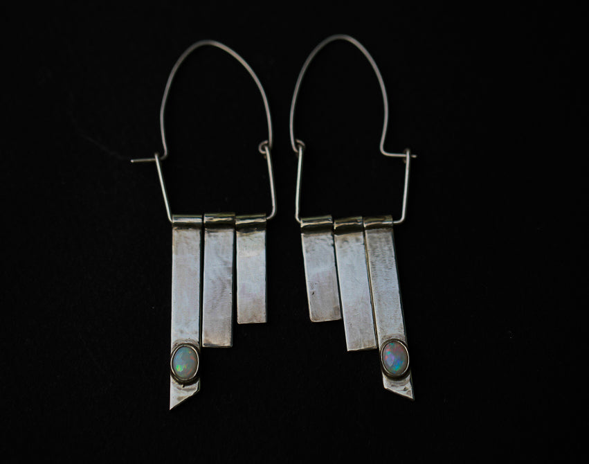 Opal Fringe Earrings