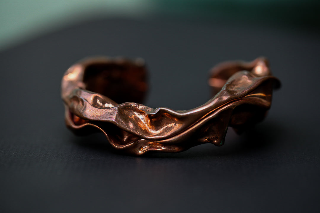 Copper Crunch Cuff