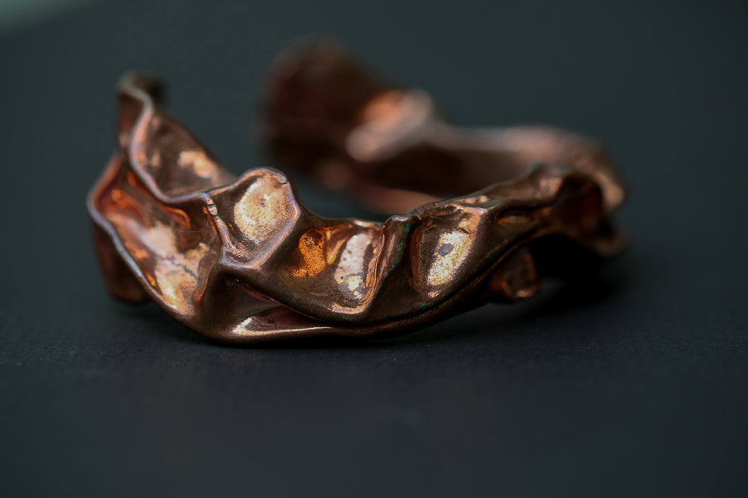 Copper Crunch Cuff