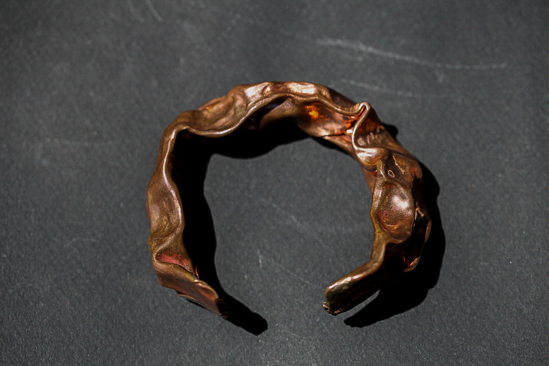 Copper Crunch Cuff