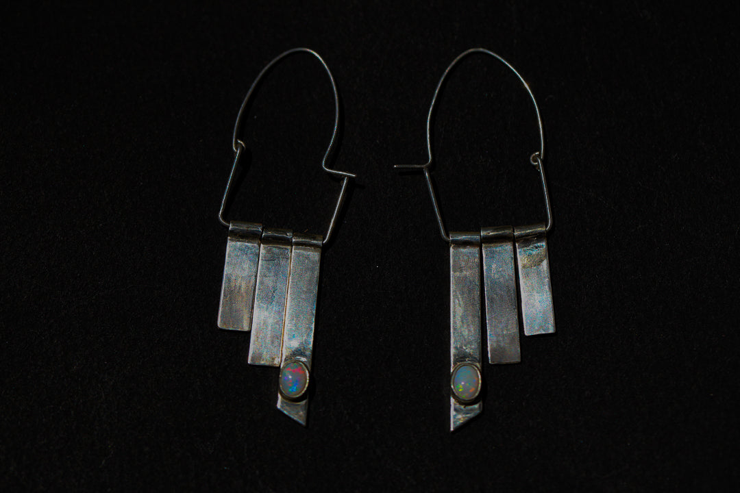 Opal Fringe Earrings