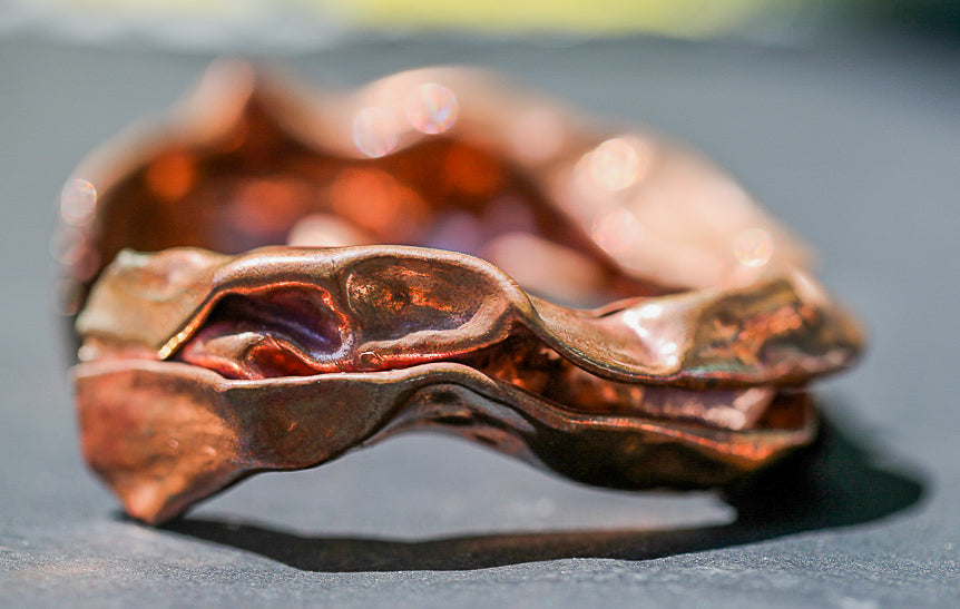 Copper Crunch Cuff