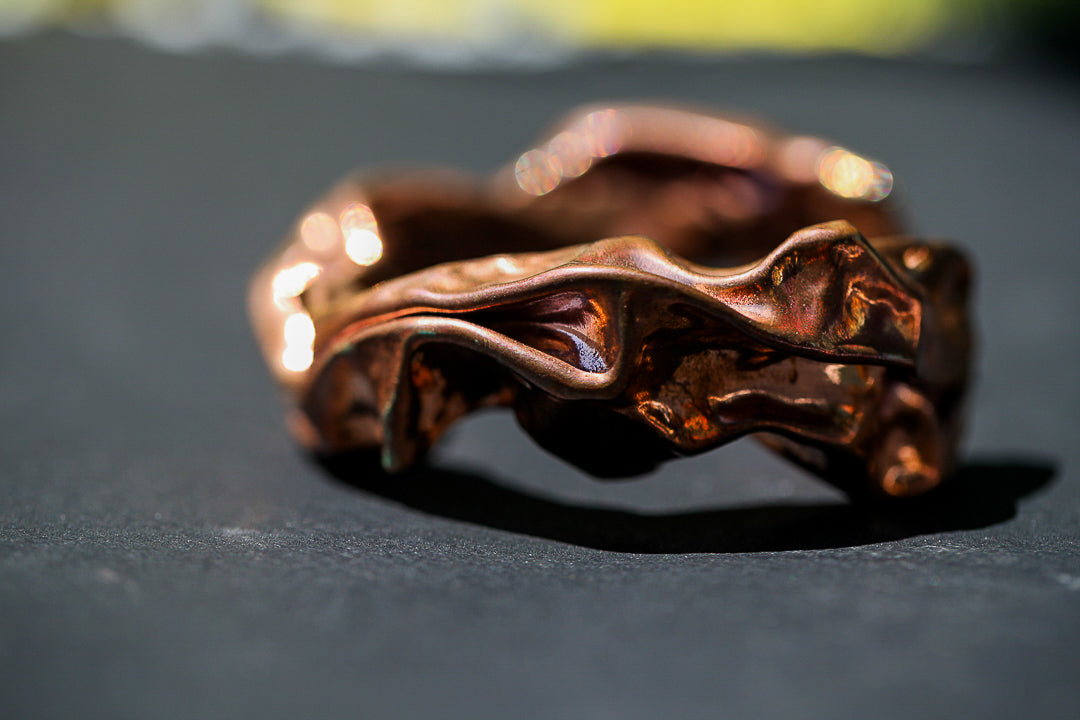 Copper Crunch Cuff