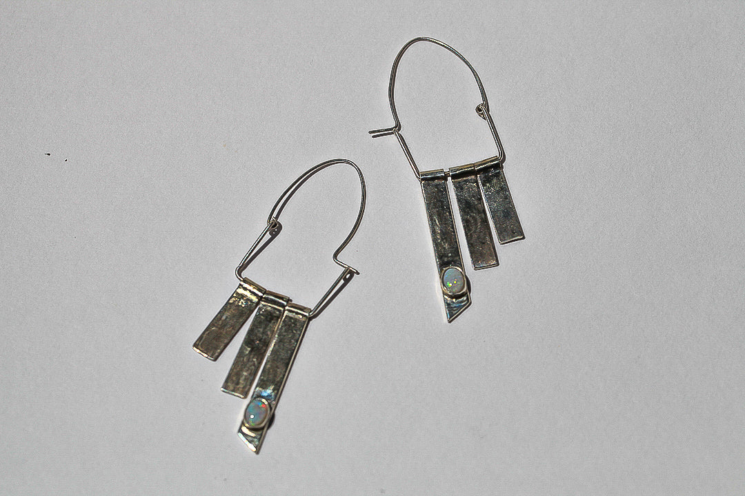 Opal Fringe Earrings