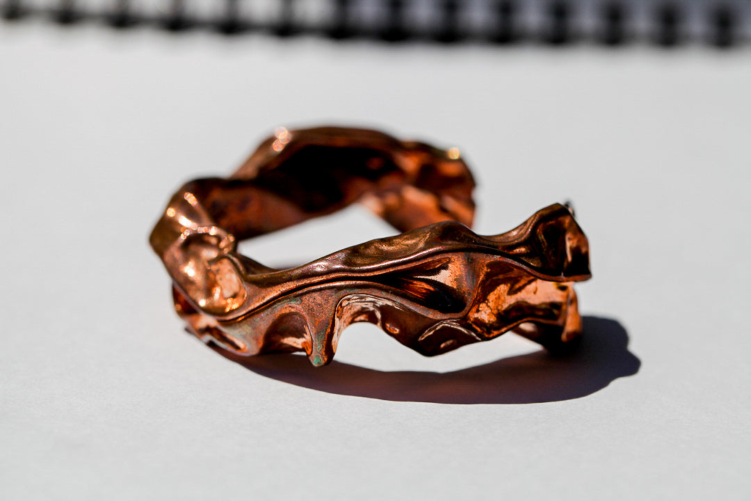 Copper Crunch Cuff