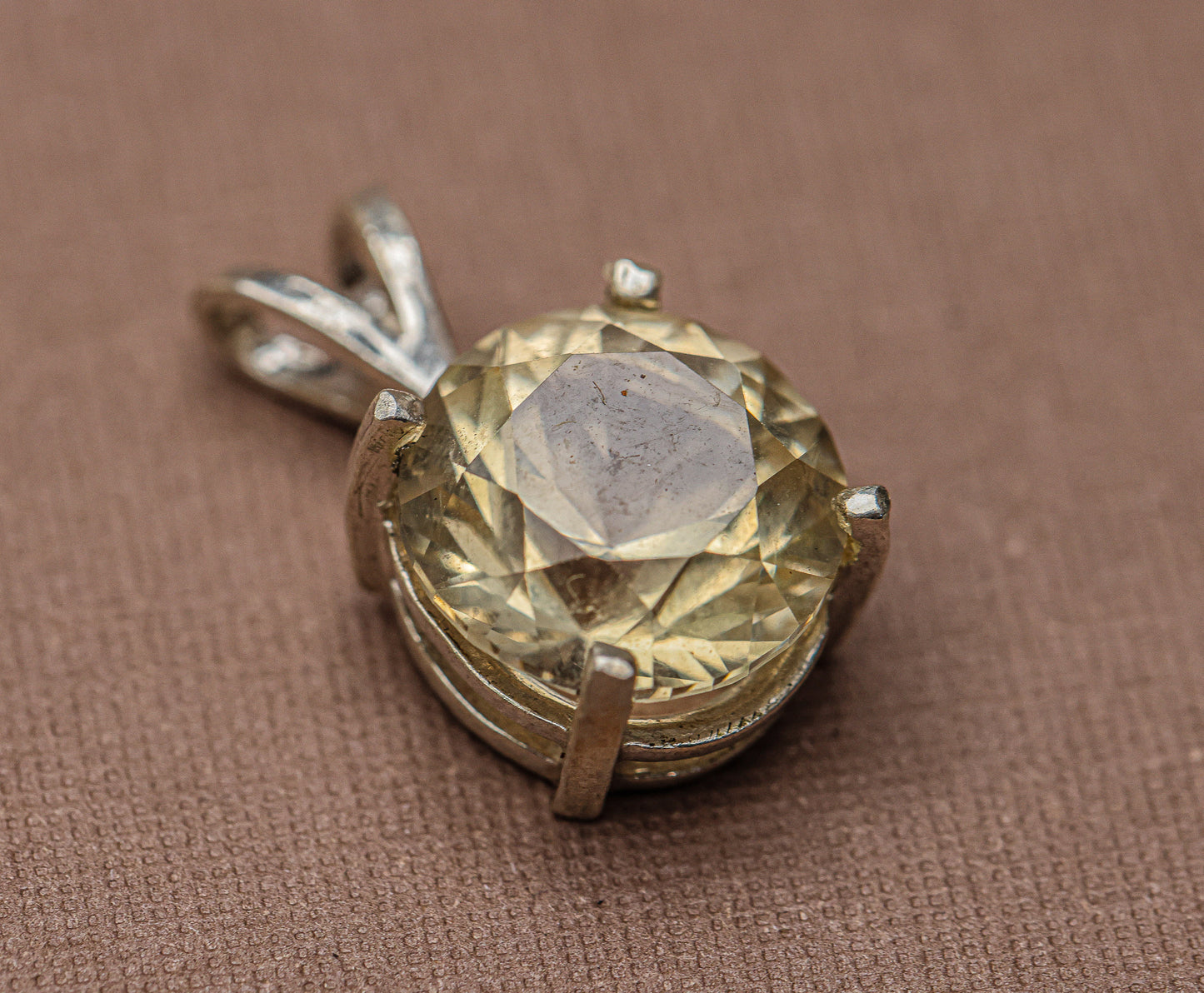 Citrine Pendant for Necklace