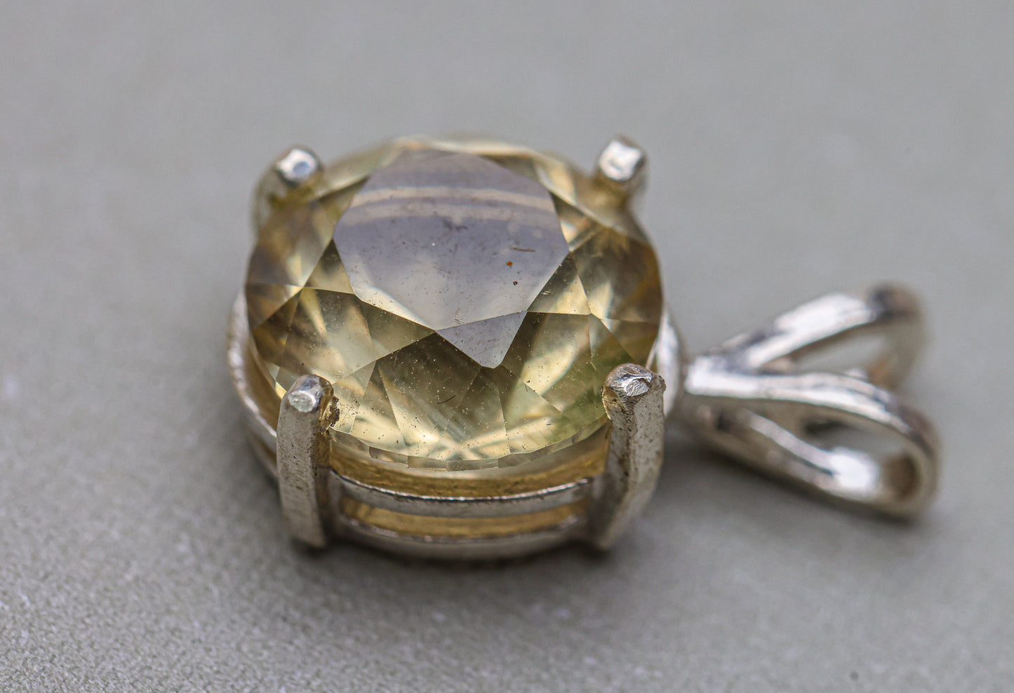 Citrine Pendant for Necklace