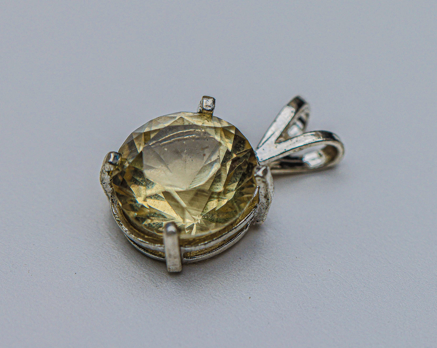 Citrine Pendant for Necklace