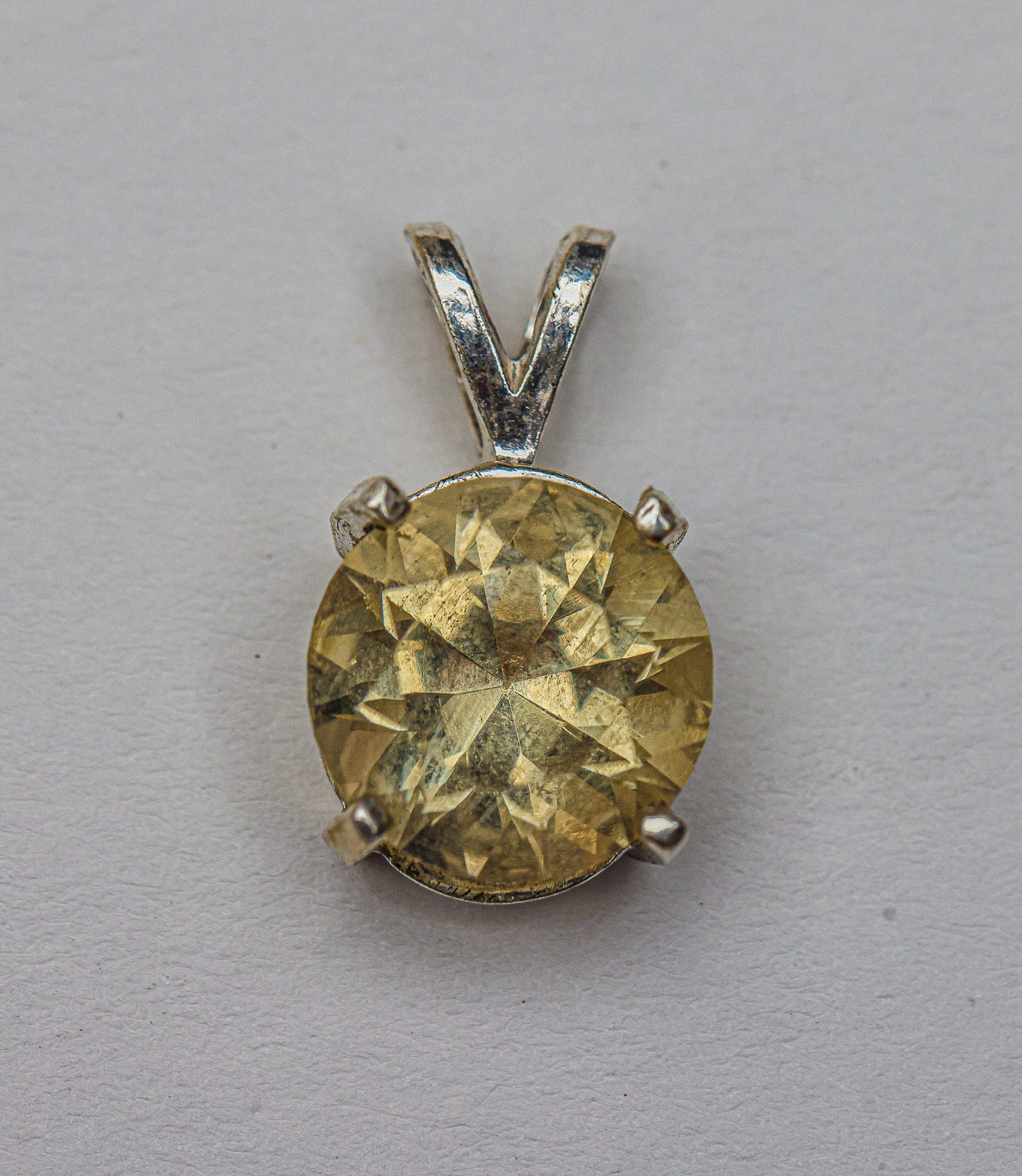 Citrine Pendant for Necklace