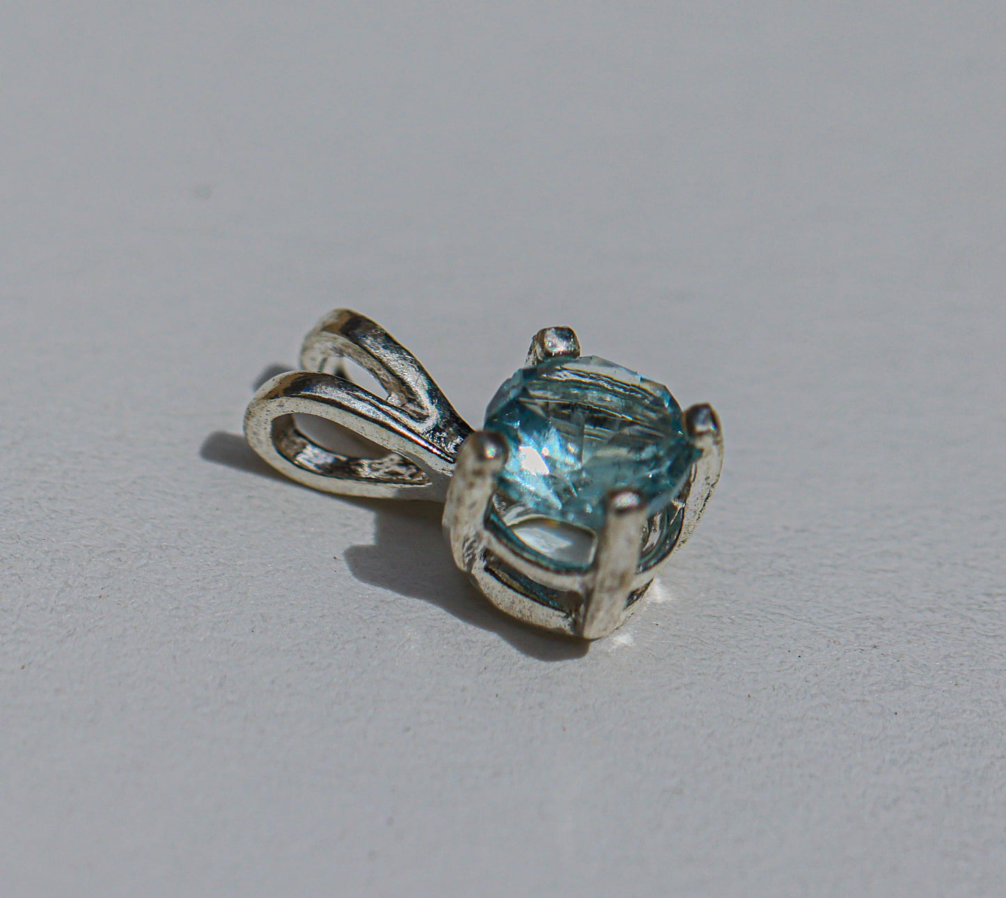 Aquamarine Pendant for Necklace