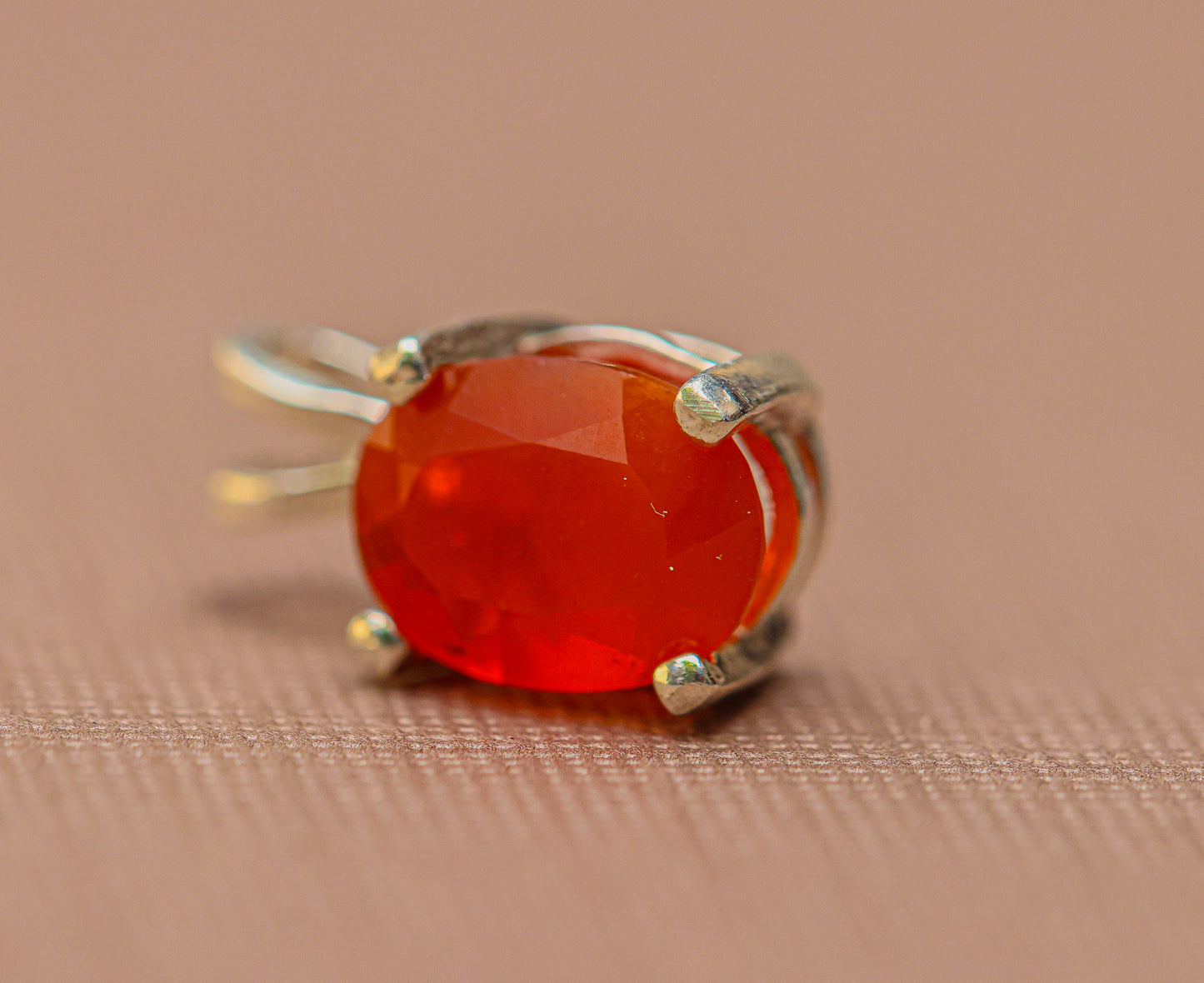 Fire Opal Pendant for Necklace-Three