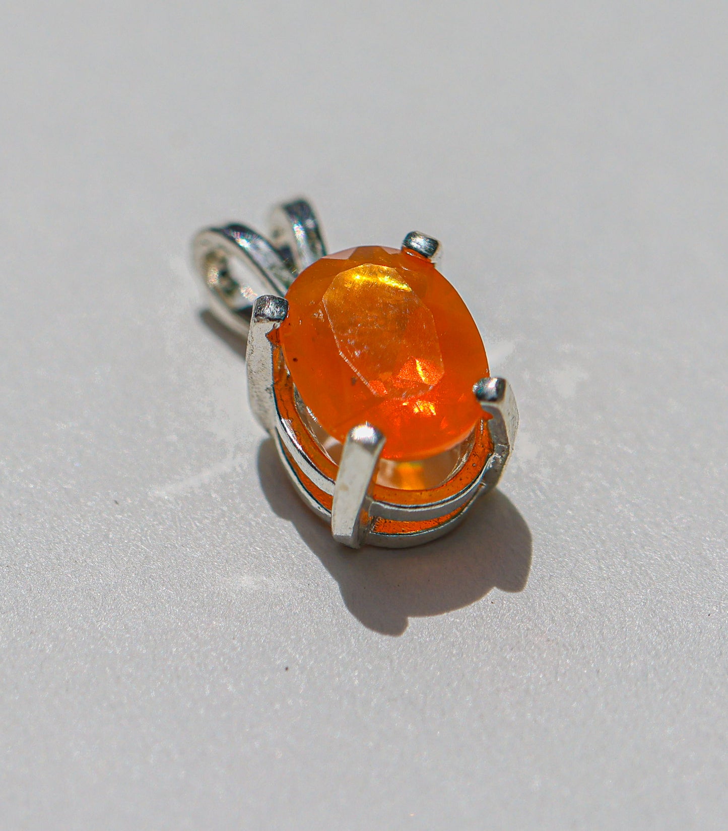 Fire Opal Pendant for Necklace-Two