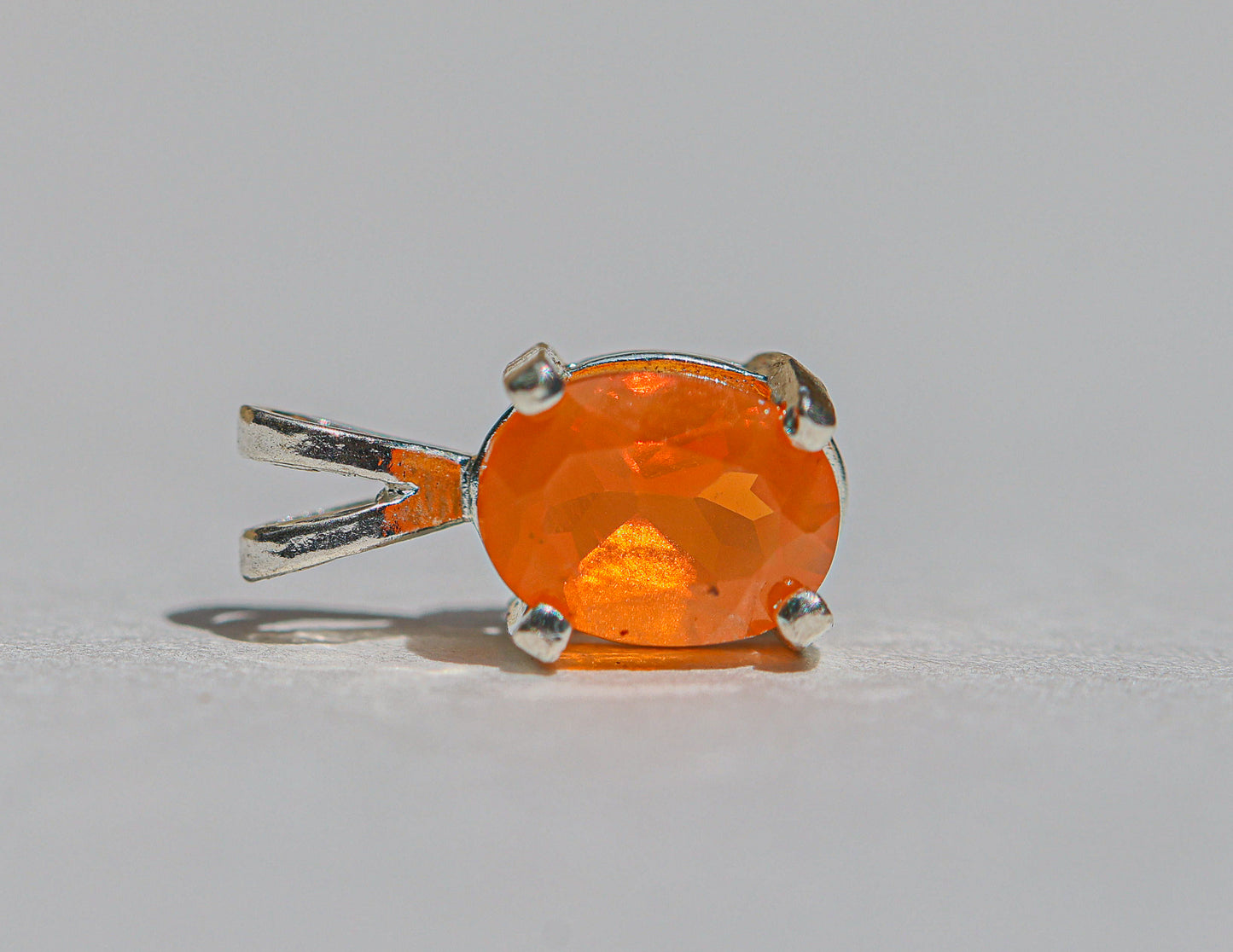 Fire Opal Pendant for Necklace-Two