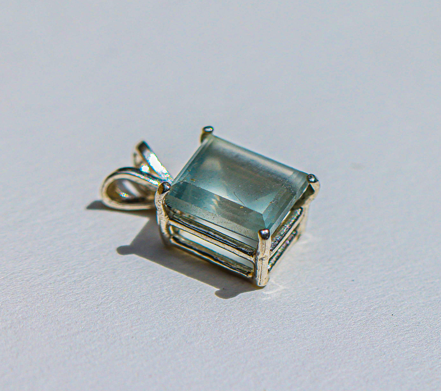 Aquamarine Pendant for Necklace