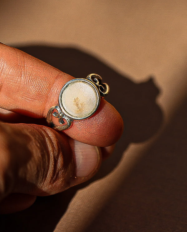 Dendritic Agate Ring (sz 7)