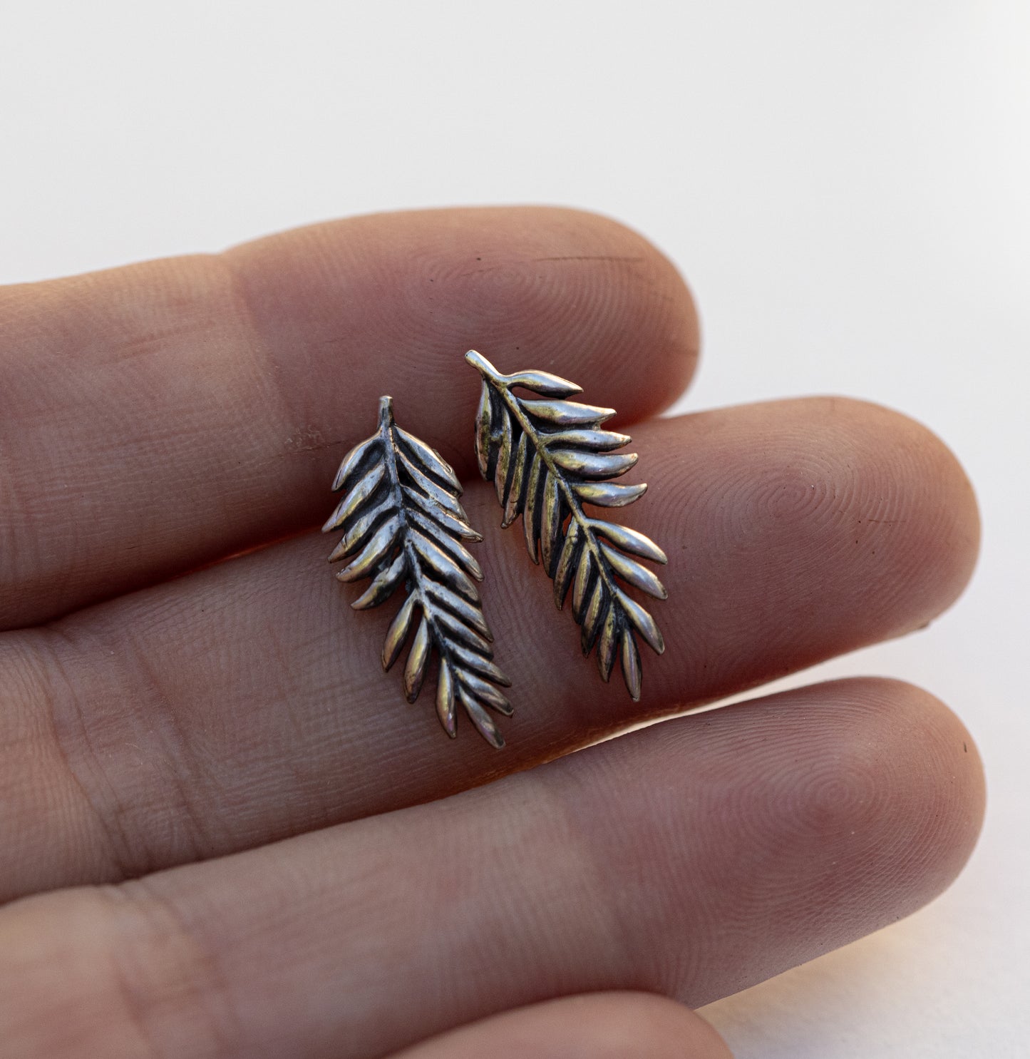 Mini Fern Stud Earrings