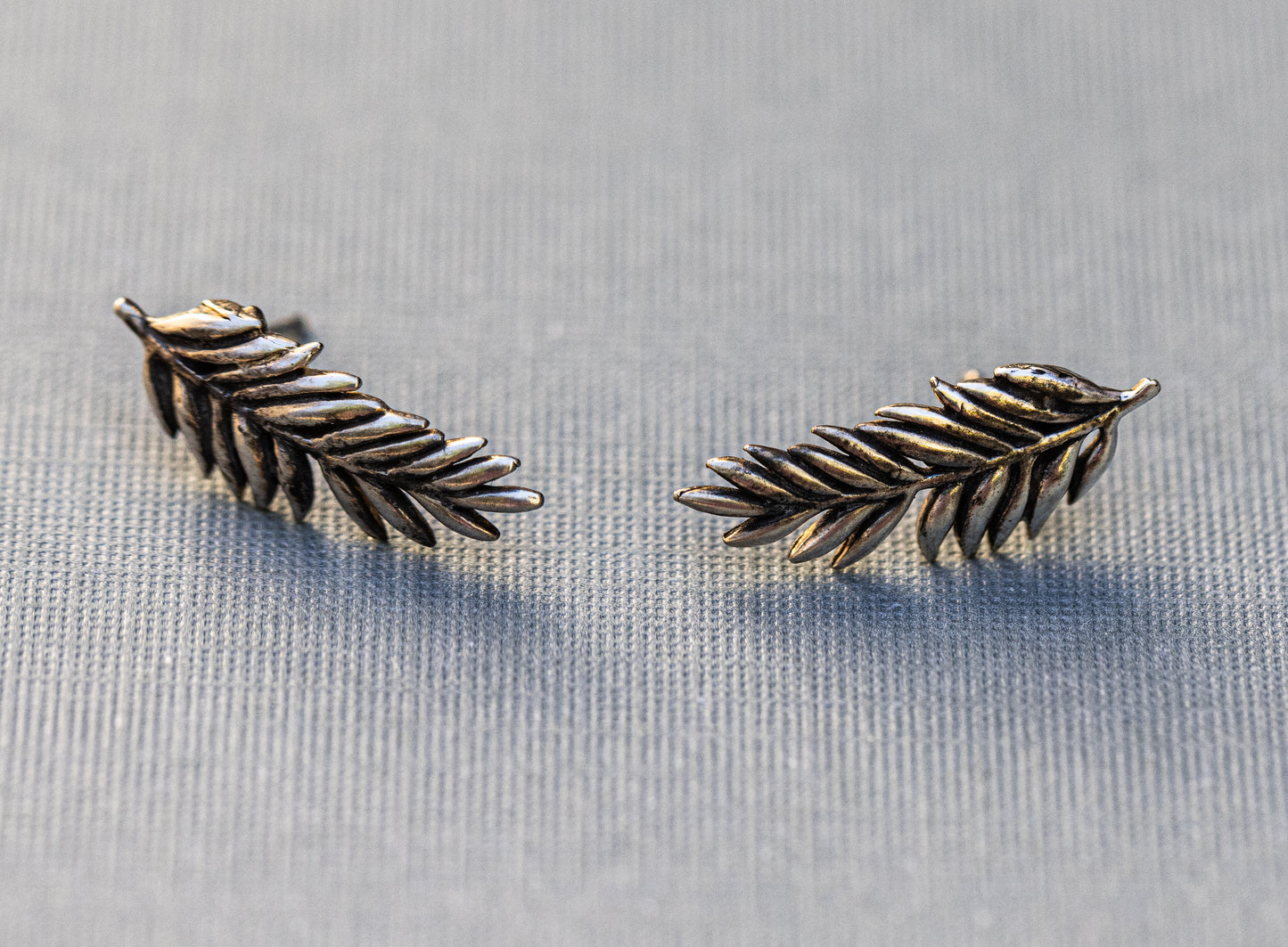 Mini Fern Stud Earrings