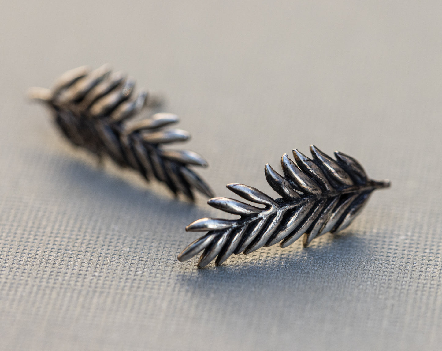 Mini Fern Stud Earrings