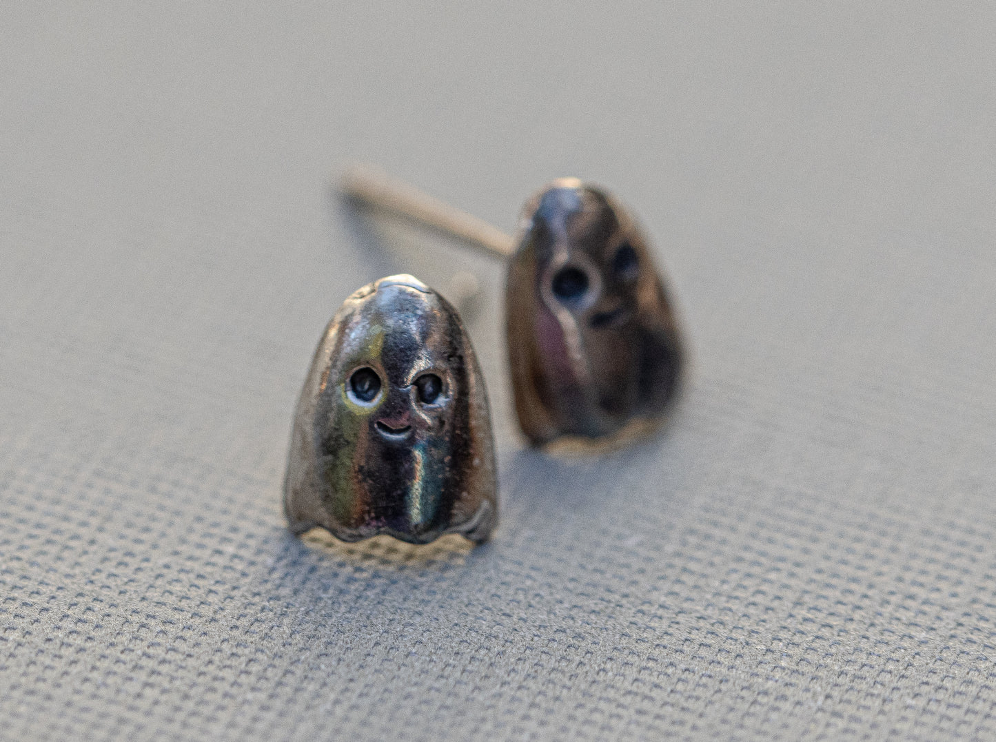 Happy Little Ghost Stud Earrings