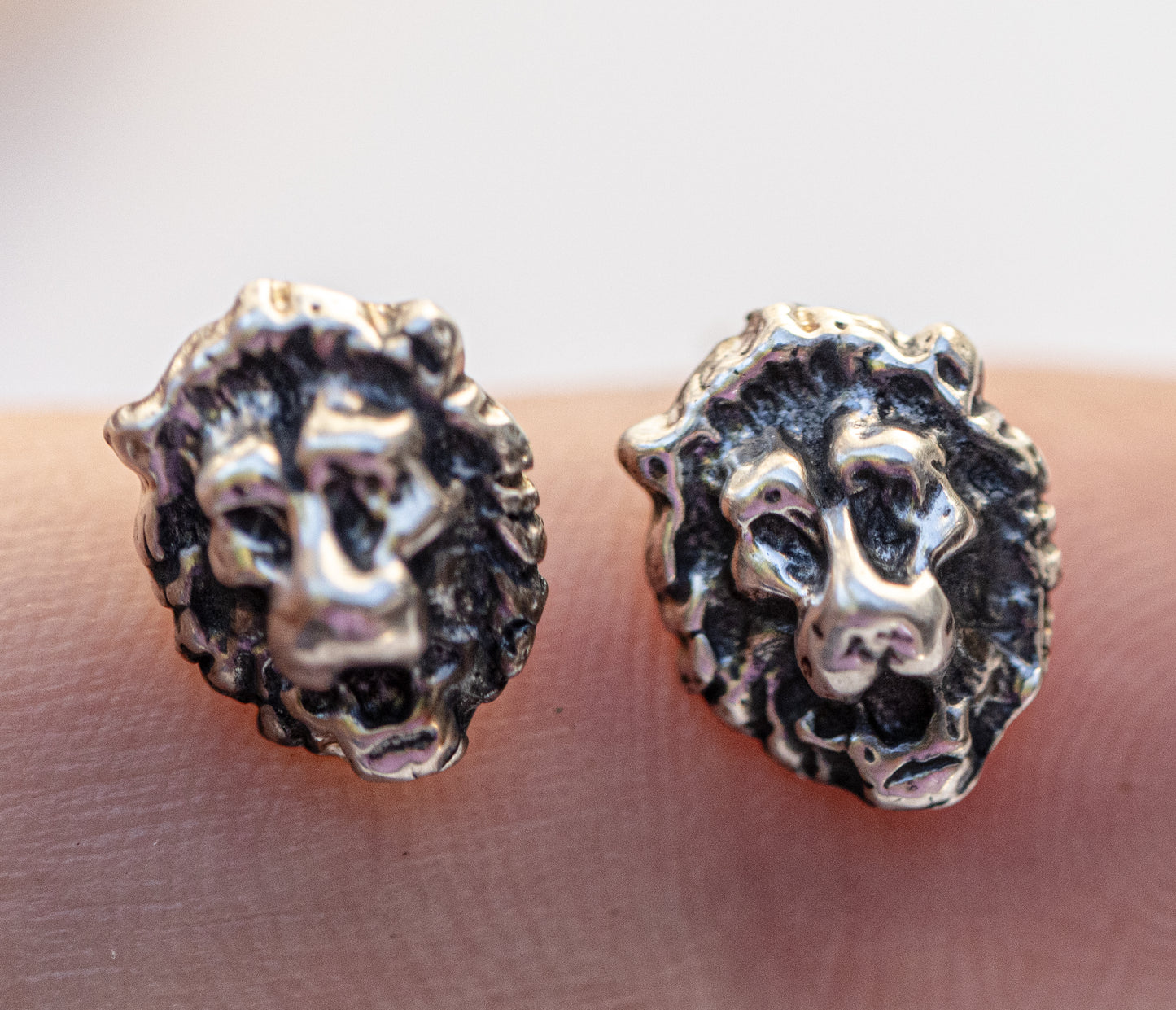 Lions Roar Stud Earrings