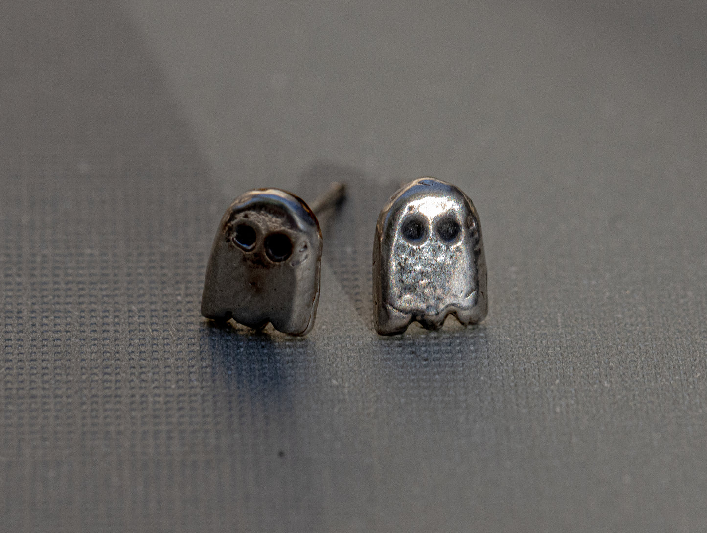 Itty Bitty PacMan Ghost Studs