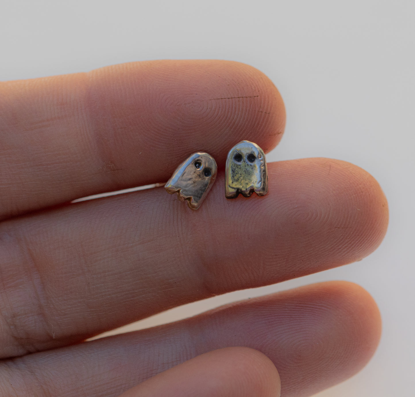 Itty Bitty PacMan Ghost Studs