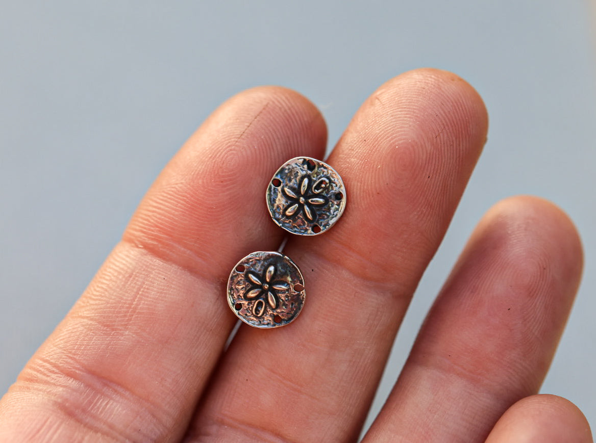 Sand Dollar Stud Earrings