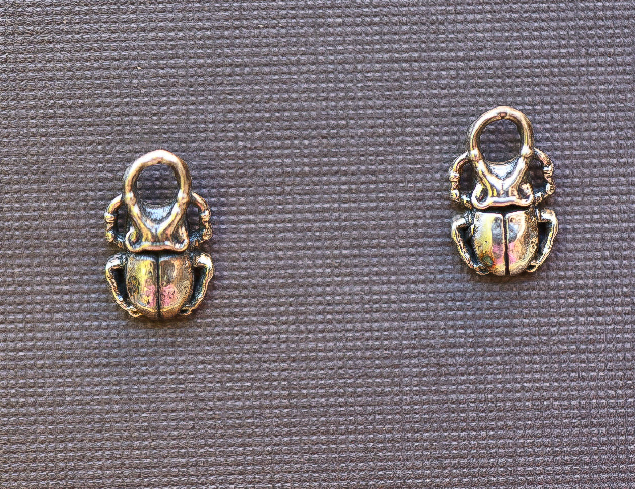 Scarab Stud Earrings