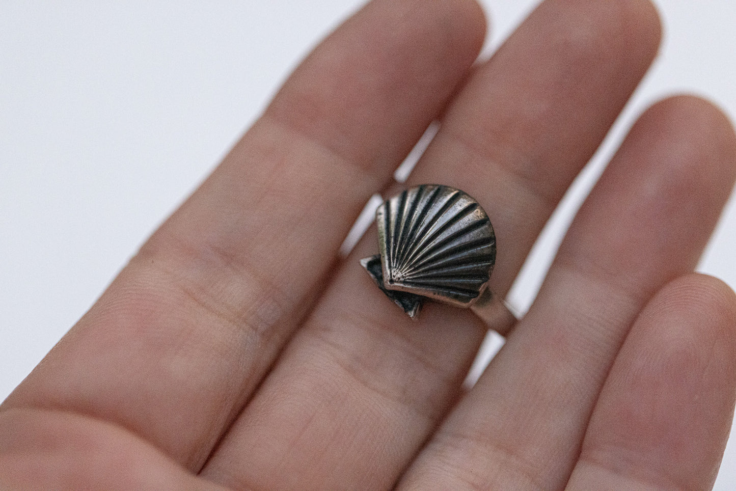 Seashell Ring (sz 8.5)