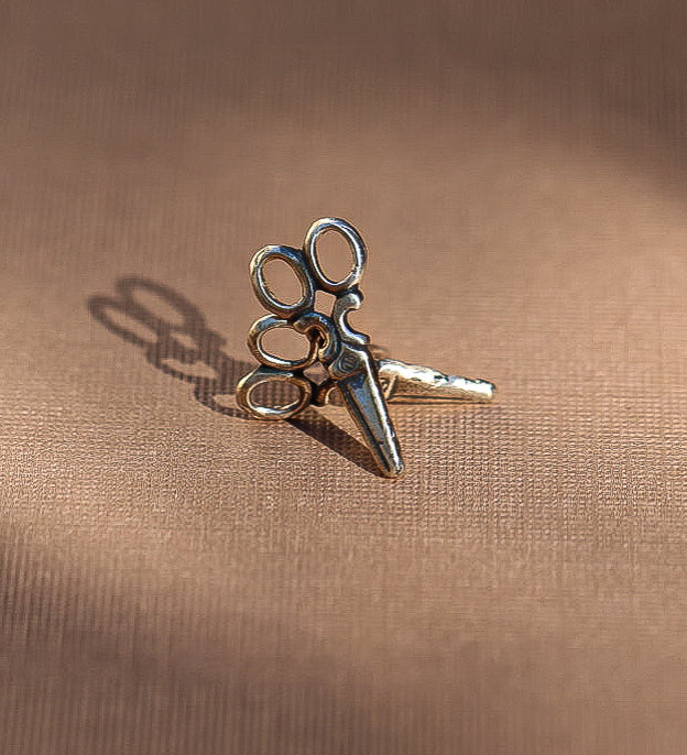 Sewing Scissors Stud Earrings