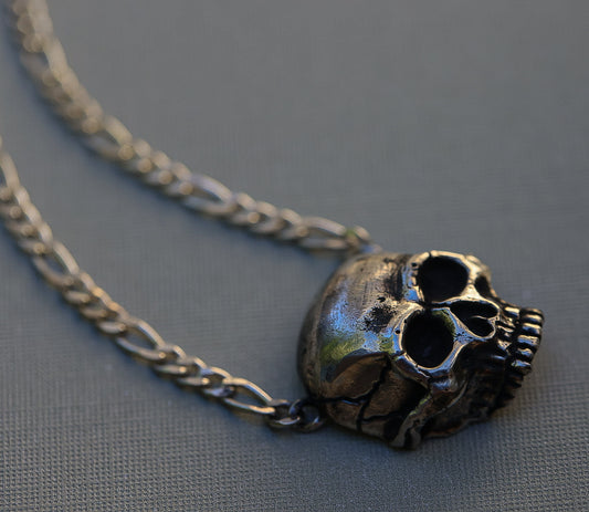 Skull & Chain Choker Necklace