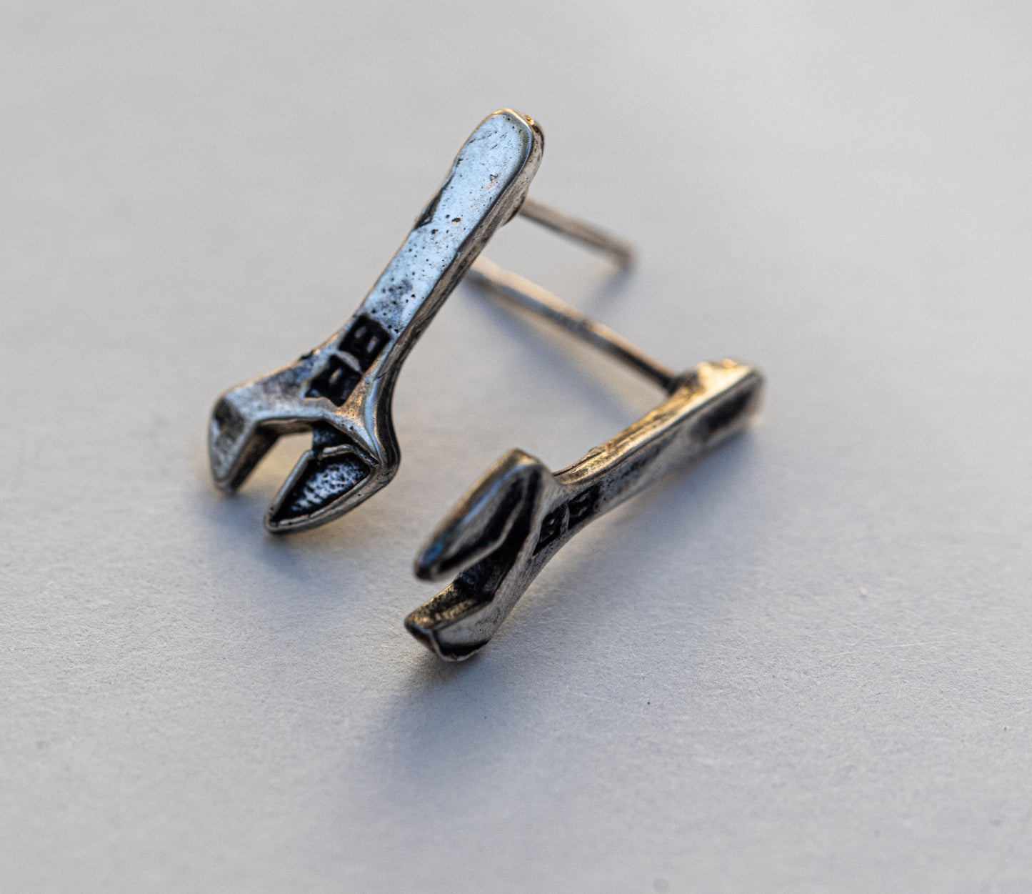 Wrench Stud Earrings