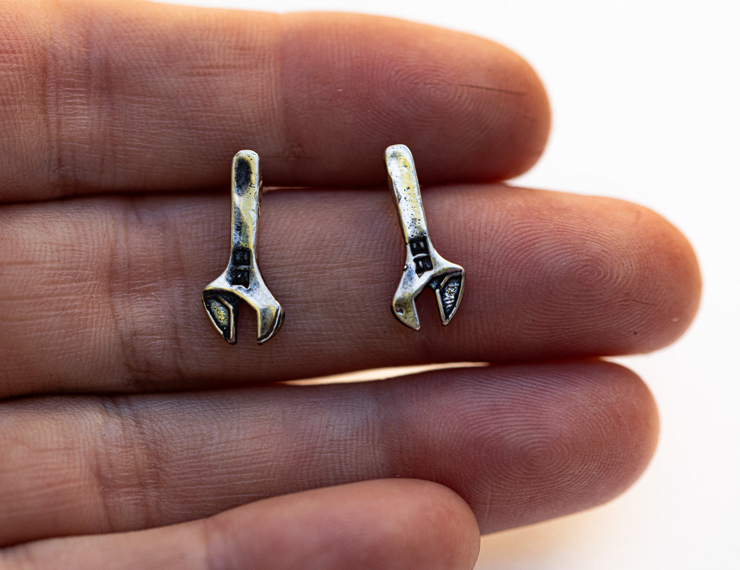 Wrench Stud Earrings