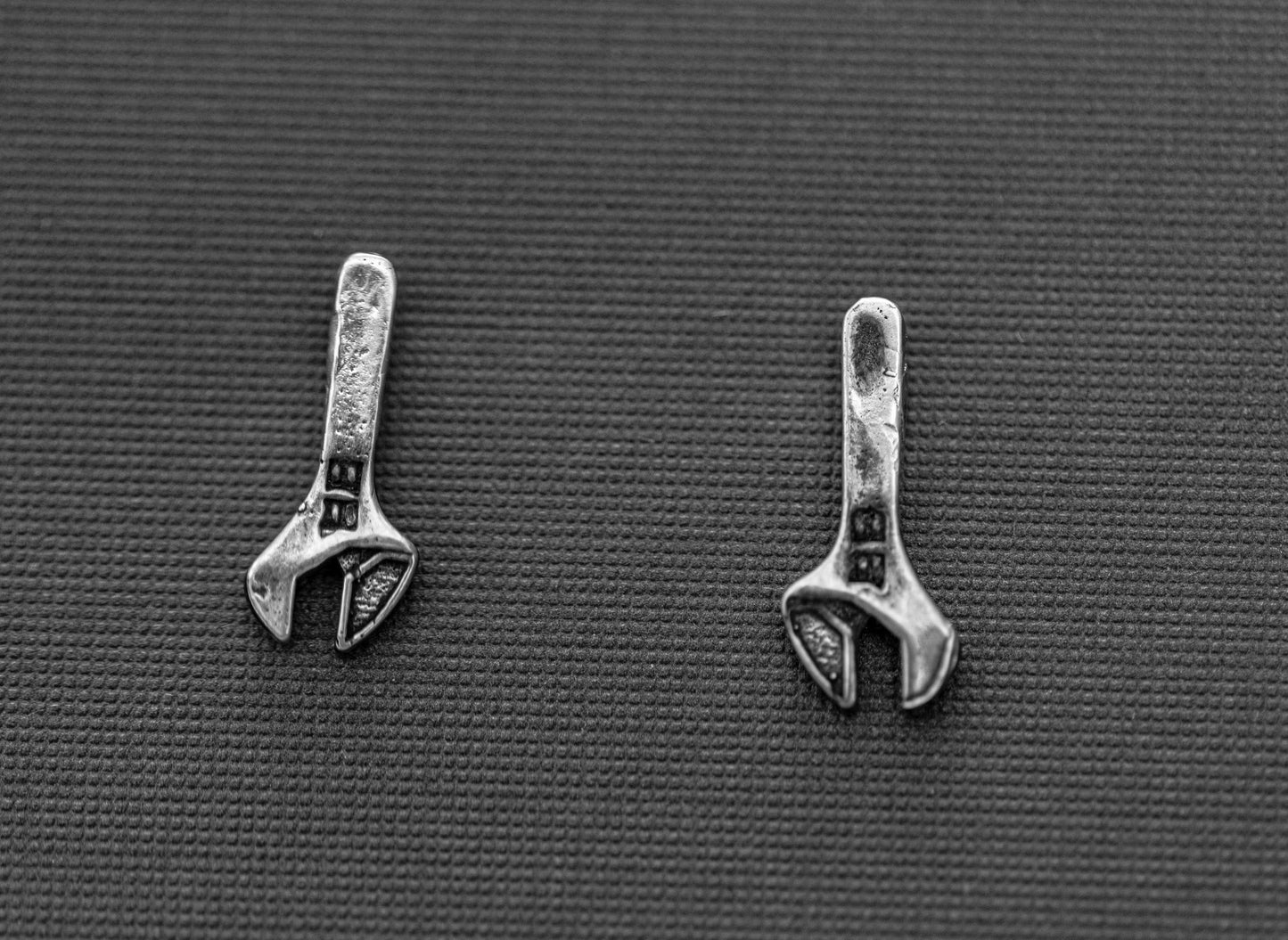 Wrench Stud Earrings