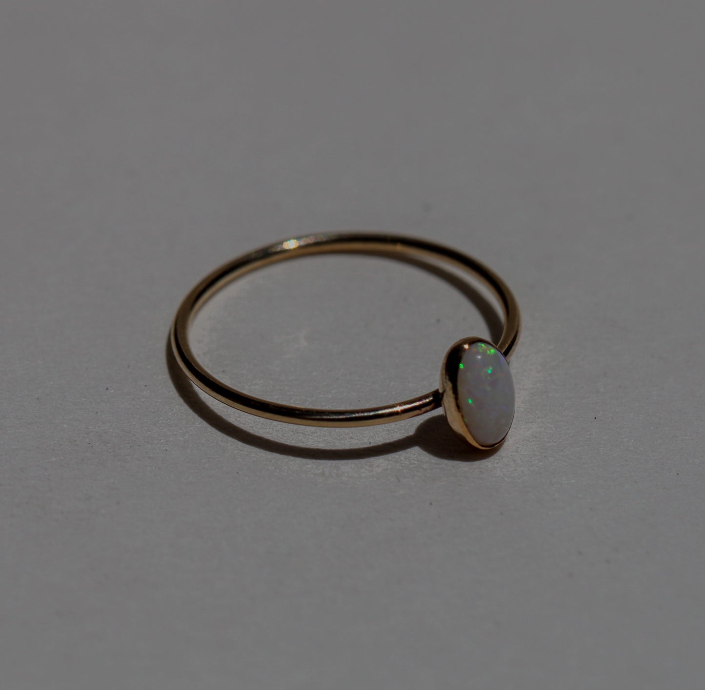 Gold Opal Ring - Size 7