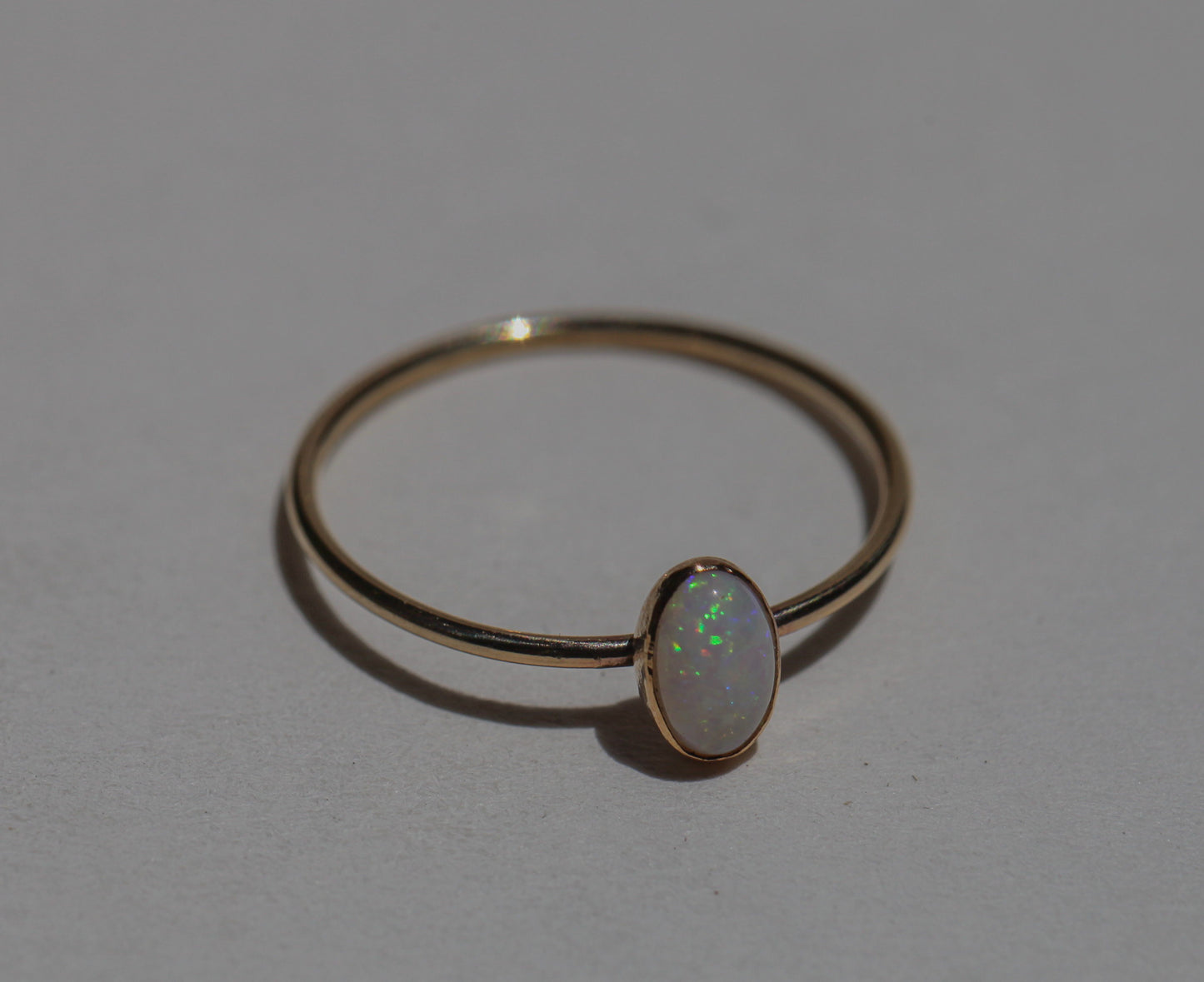 Gold Opal Ring - Size 7