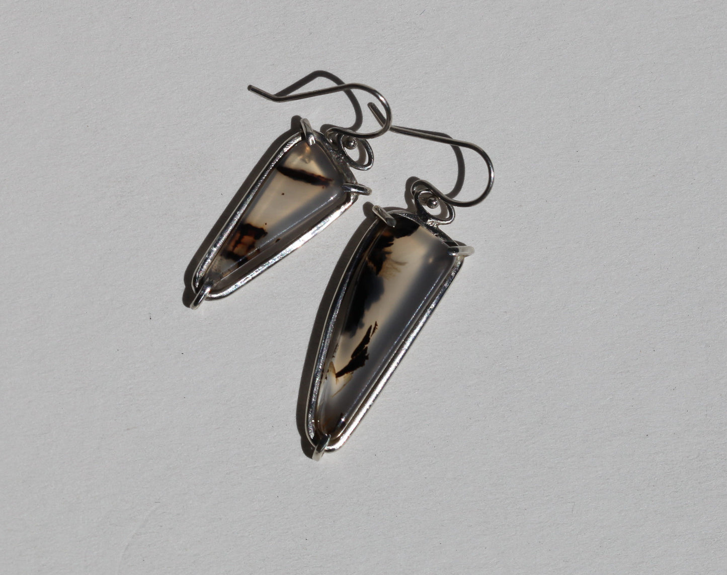 Montana Agate Hook Earring