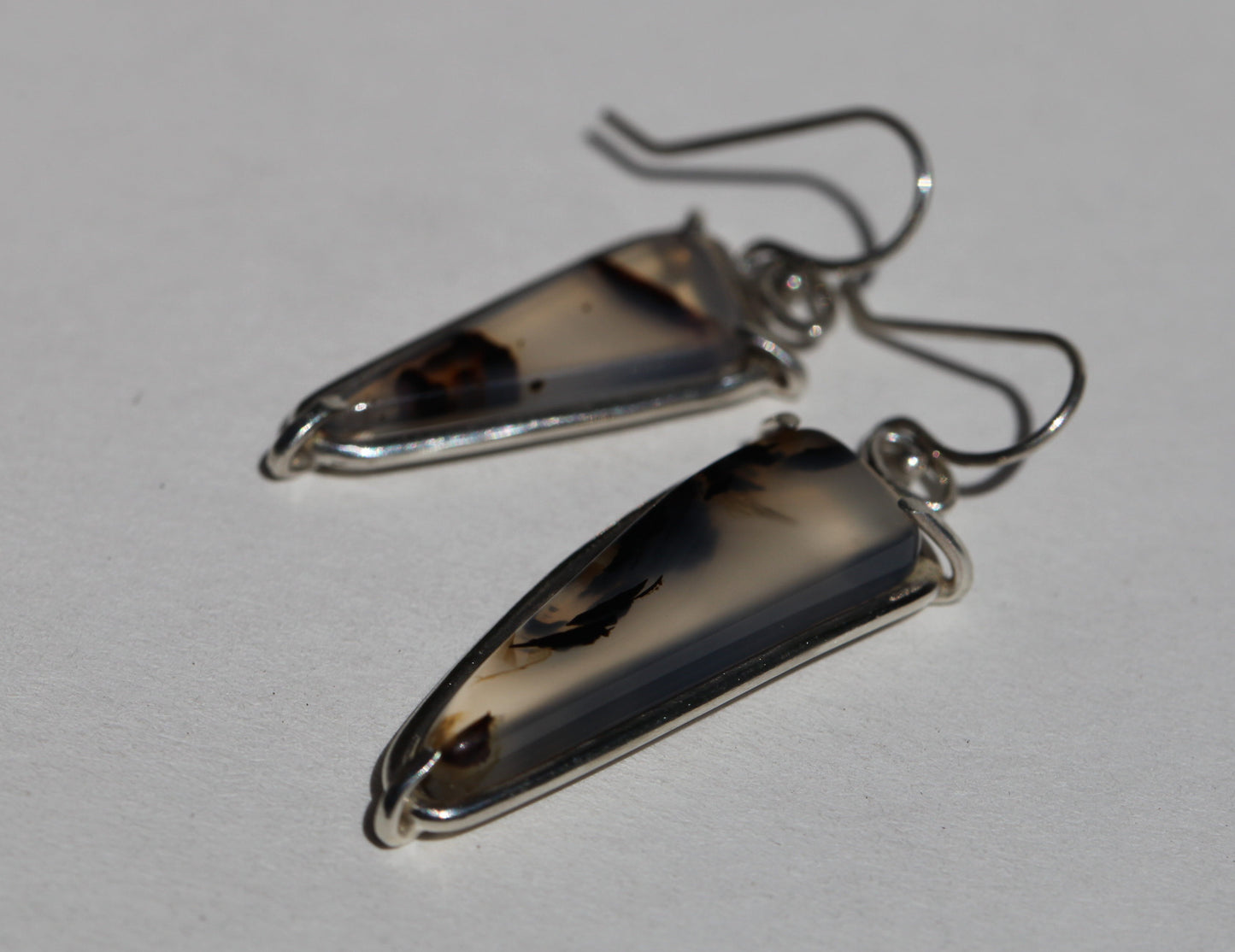 Montana Agate Hook Earring