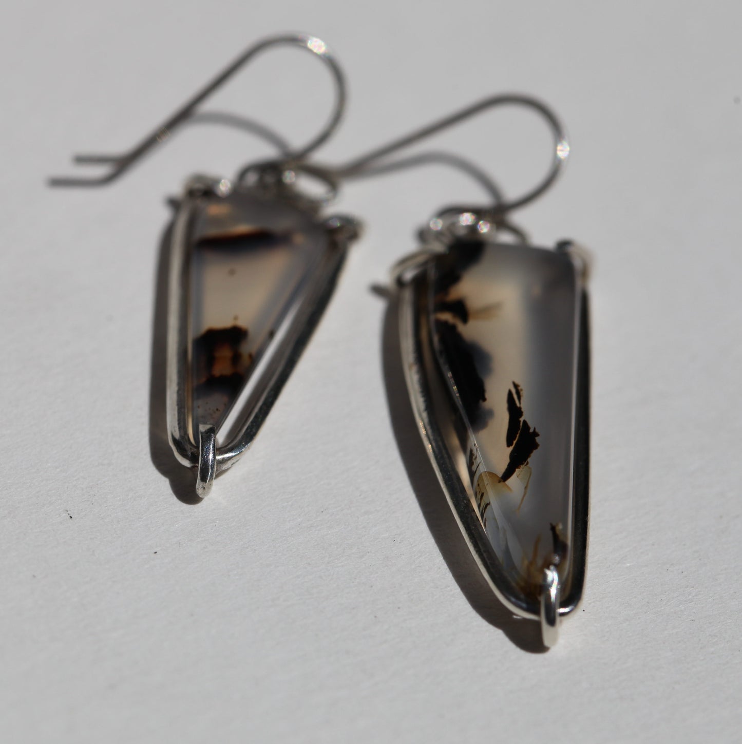 Montana Agate Hook Earring