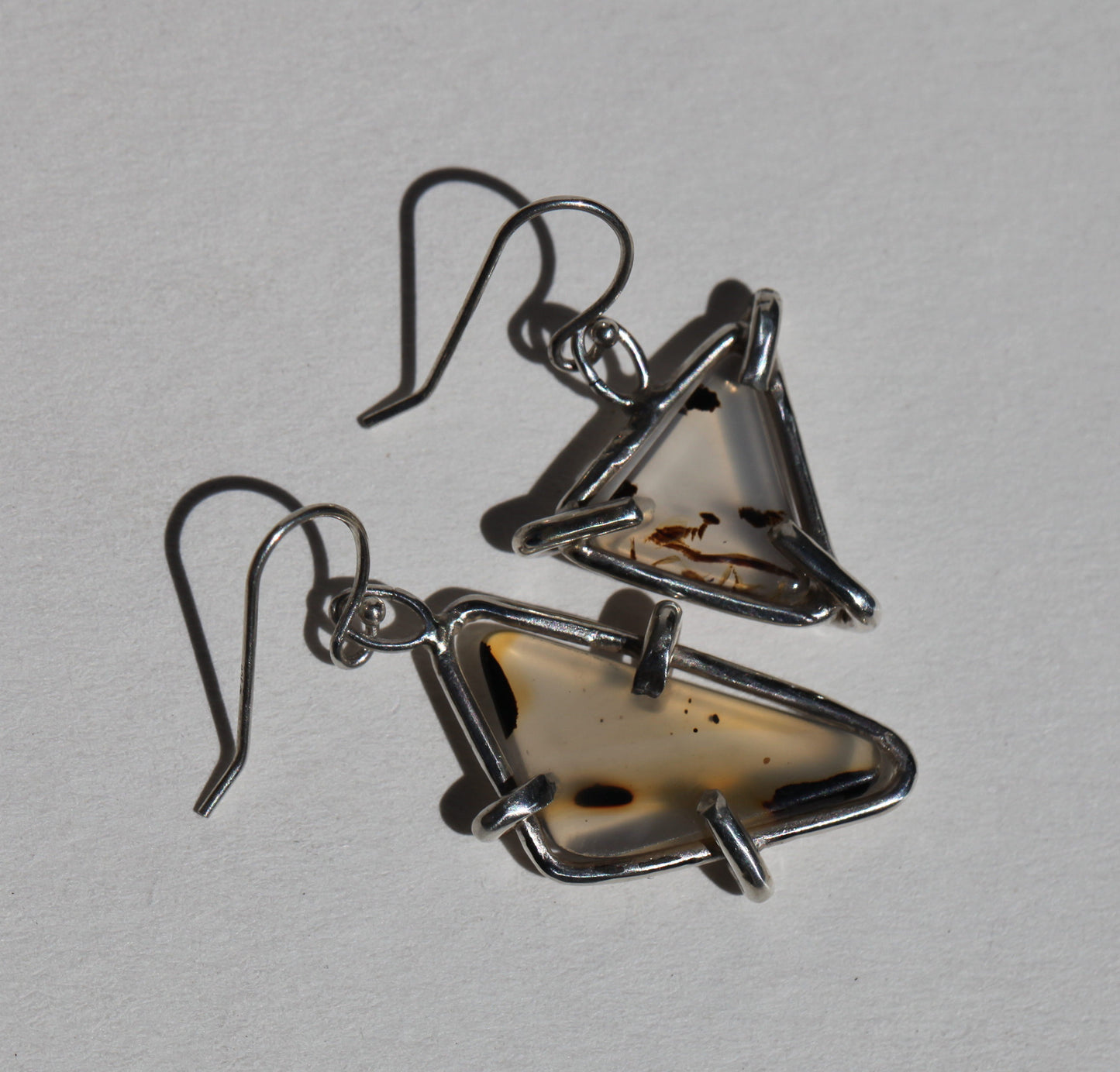 Montana Agate Hook Earring