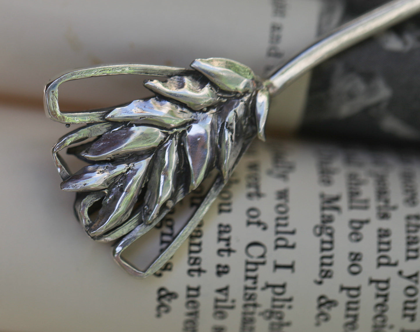 The Staff of Life Silver Wheat Pin